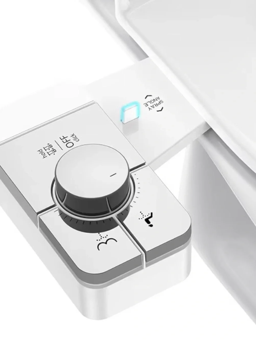 New in box bidet attachment that easily installs under most standard toilet seat